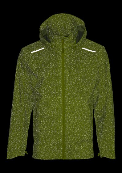 Fahrrad-Regenjacke Herren  Skane HiVis, neon yellow 