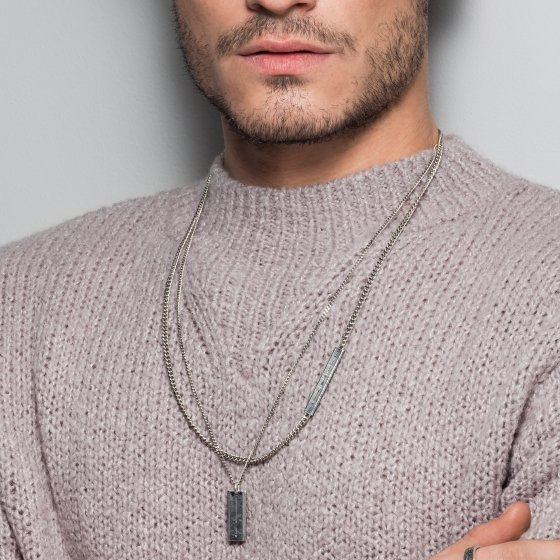 Collier 925/- Sterling Silber rhodiniert 65cm 