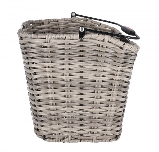 Vorderradkorb Structura, 34x25x27cm,schilf/grau 