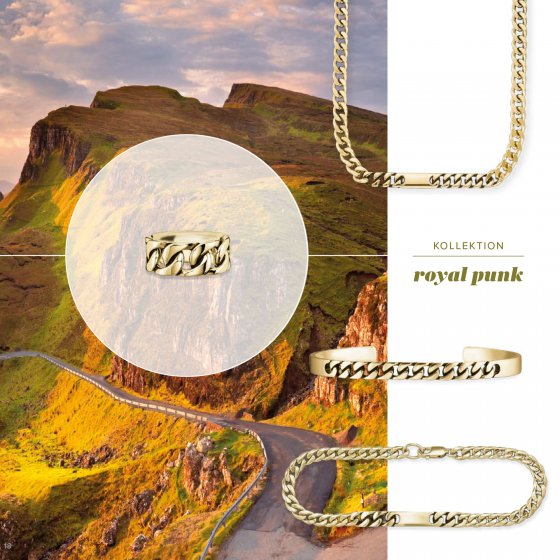 Ring 925/- Sterling Silber vergoldet geschwärzt 