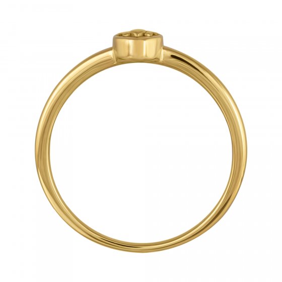 Ring 925/- Sterling Silber vergoldet Lotusblüte 