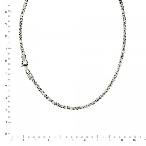 Halskette Silber 925 poliert Königskette 2,2mm breit 