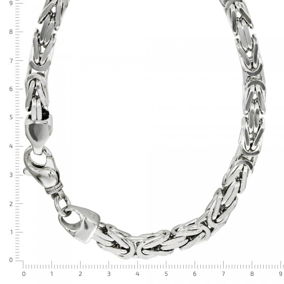 Halskette Silber 925 poliert Königskette 8mm breit 