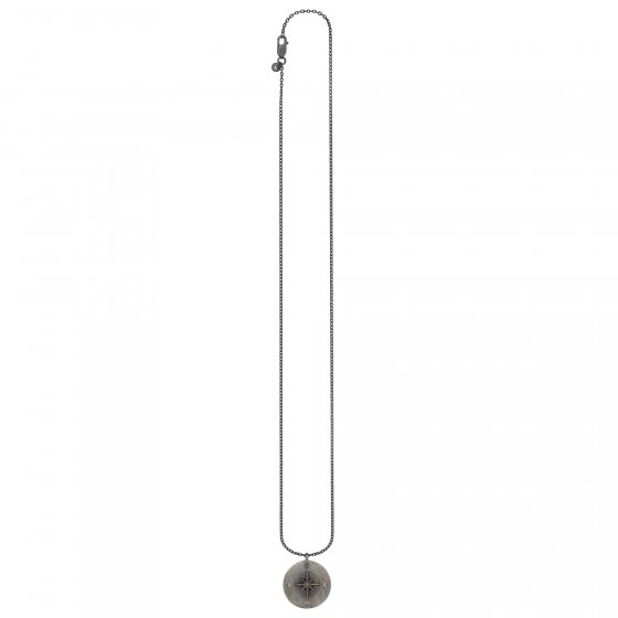 Halskette Element Erde 925/- Sterling Silber oxidiert 