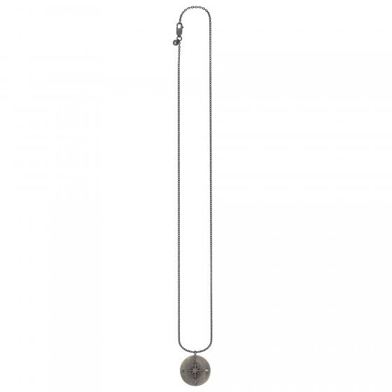 Halskette Element Wasser 925/- Sterling Silber oxidiert 