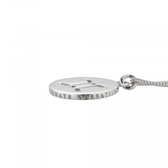 Halskette Zwilling Sternzeichen 925/- Sterling Silber rhodiniert 