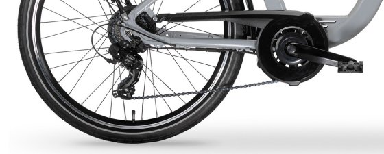 Elektro-Citybike NEW RHEA  26 Zoll, grey 