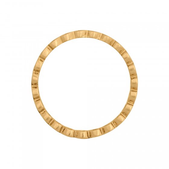 Ring 925/- Sterling Silber vergoldet Herz Stacking 