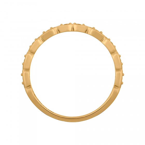 Ring 925/- Sterling Silber vergoldet Zirkonia Stacking 