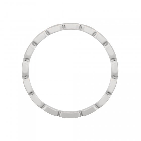 Ring 925/- Sterling Silber rhodiniert mattiert Stacking 