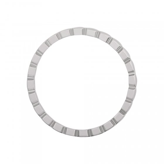 Ring 925/- Sterling Silber rhodiniert Hexagon  Stacking 