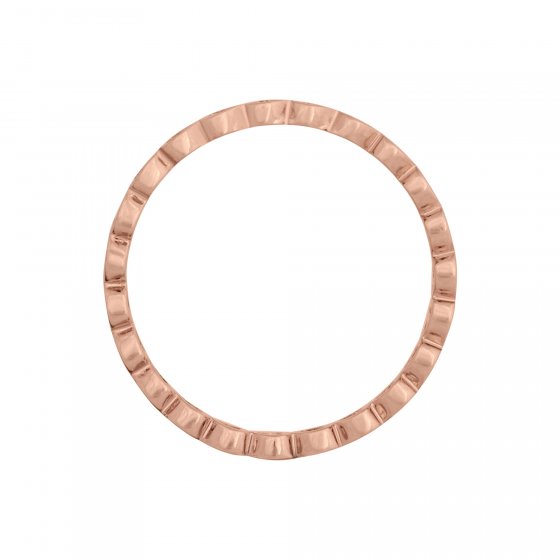 Ring 925/- Sterling Silber rosévergoldet Herz Stacking 