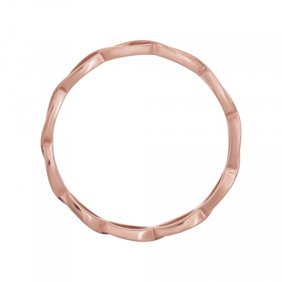 Ring 925/- Sterling Silber rosévergoldet Cut Outs Stacking 