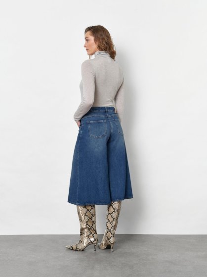 7/8-Jeans Culotte 
