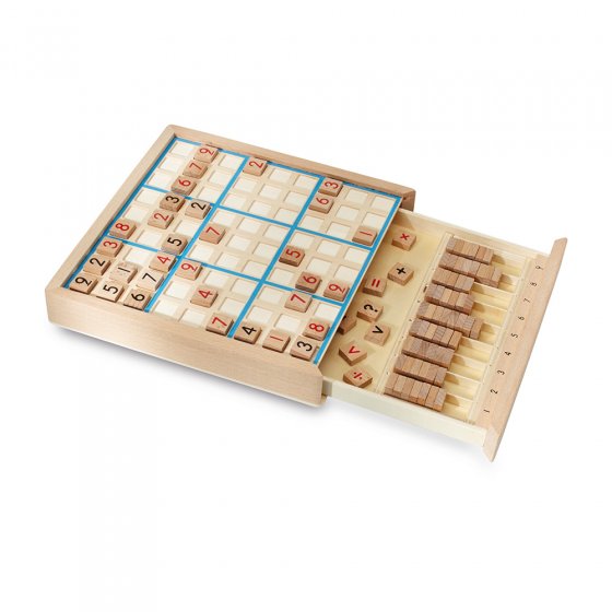 Klassisches Sudoku-Holzspielbrett 