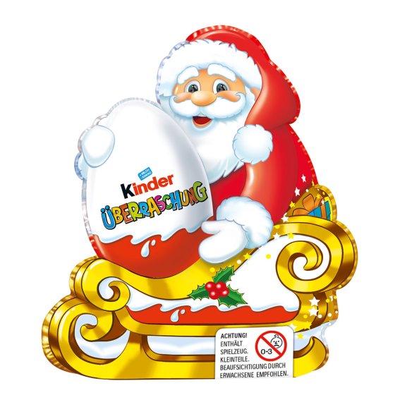 kinder Schokolade Weihnachtsmann Hohlfigur mit Überraschung 75g 