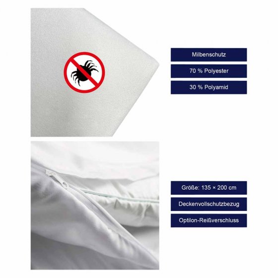 Allergiker-Bezug für Bettdecken 
