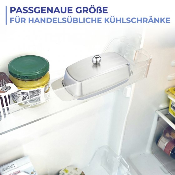 Butterdose,Edelstahl 