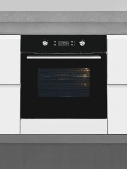 Einbaubackofen EBEP697-H-030 Schwarz Pyrolyse