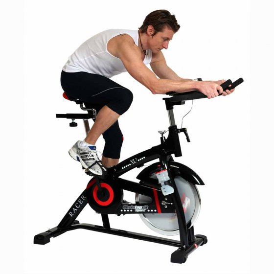 Ergometer "Racer XL 2" schwarz/rot 