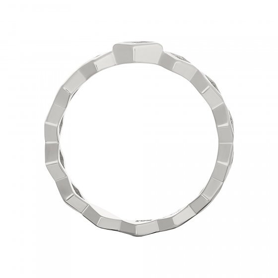 Ring 925 Silber rhodiniert Rauten mit Zirkonia 