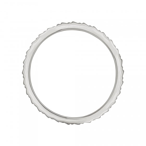 Ring 925 Silber rhodiniert Muster Stacking 