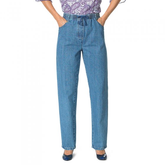 Jeans mit elastischem Bund 