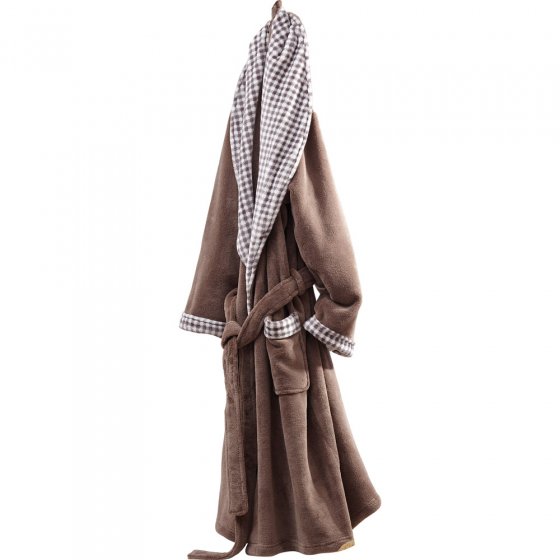 Bademantel a.C.Fleece,beig,M M | Beige