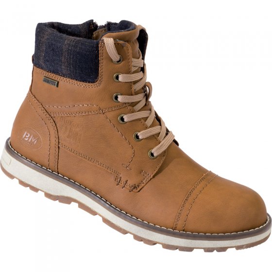 Schnürstiefel m. Reissvers.,41 41 | Camel