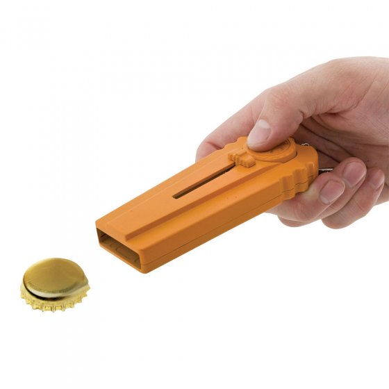 Flaschenöffner mit Abschussfunktion 