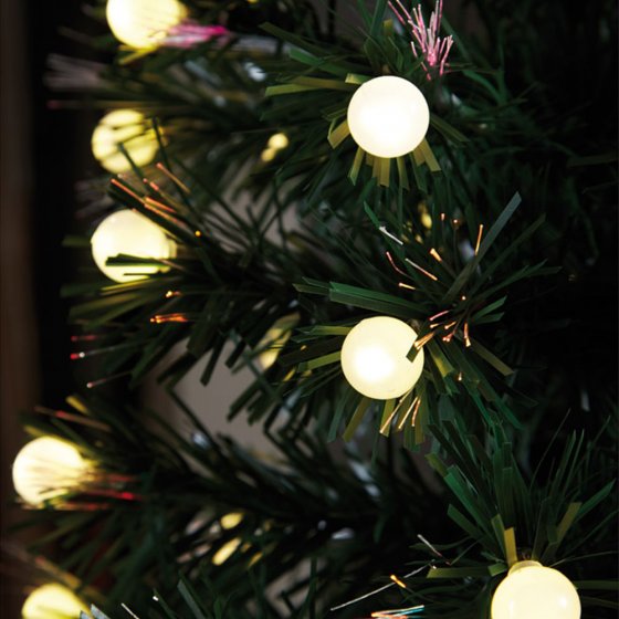 LED-Weihnachtsbaum mit Fiberoptik 