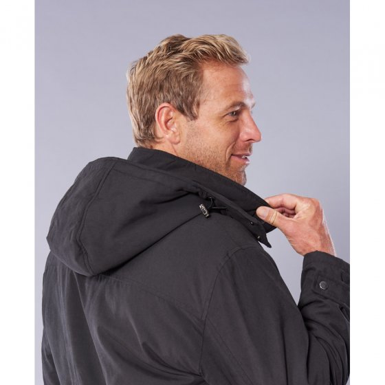 Mikrofaser Jacke,L L | Schwarz