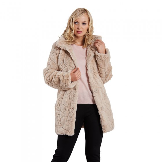 Webpelzjacke,beige,Gr. 48 48 | Beige