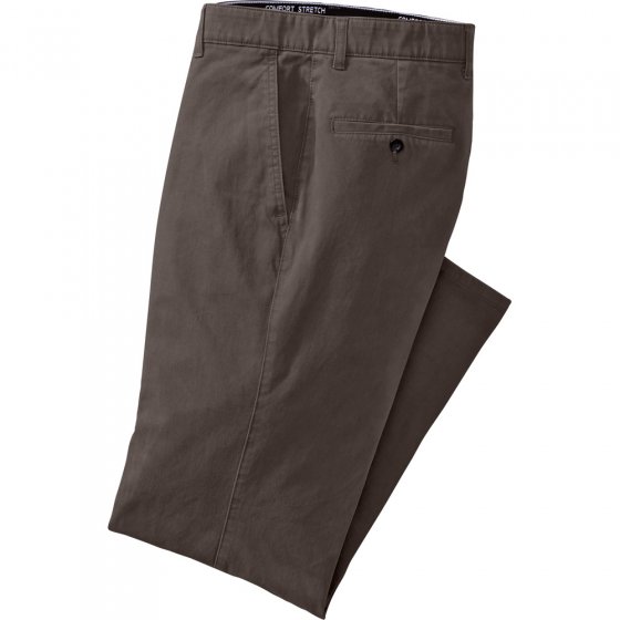 Doppelge.Baumwollhose,taupe,30 30 | Taupe