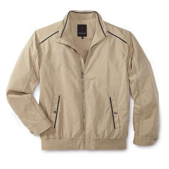 Blouson m.Perforierungen,beige XL | Beige