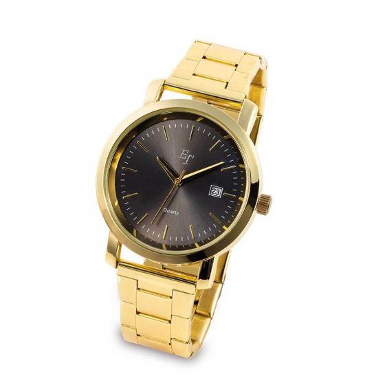 IHR GESCHENKELEGANTE HERRENUHR „GOLD“