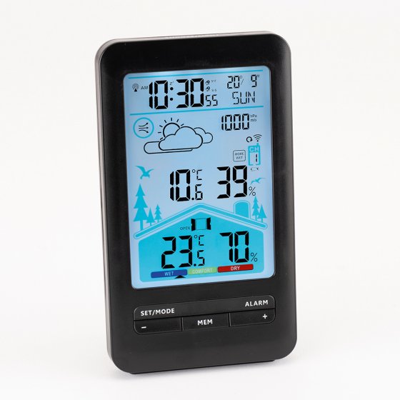 Wetterstation mit Belüftungsempfehlung