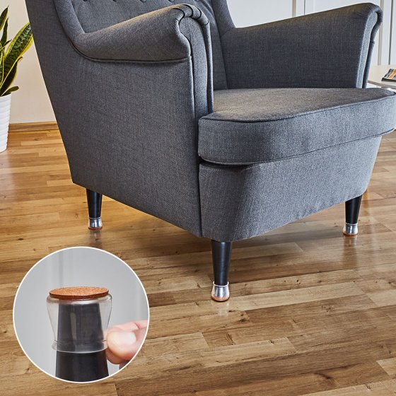 Flexible Möbelfußschützer 8 Stück