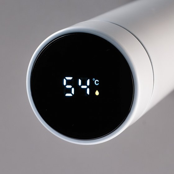 Thermoflasche mit Temperaturanzeige 
