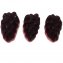 Fruchtgummi Trauben dunkelrot mit rosa Schaumzuckerboden 175g - 3