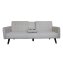Sofa mit Knopfsteppung Elouisa Grau - 3