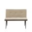 2-Sitzer Bank Taupe Joschka - 3