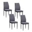 Stuhl Madison Webstoff Grau - 3