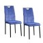 Stuhl Denton Velvet Blau - 3