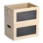 Allzweckkiste mit Tafel Holz - 3
