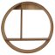 Wandregal Ø 37 cm Holz Hellbraun - 3