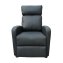 Relaxsessel Corrado Kunstleder Schwarz - 3