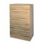 Kommode mit 5 grifflosen Schubladen Sonoma Modernes Design - 3