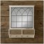 Wandspiegel mit Schubladen, Ablage und Haken Shabby Chic im Landhausstil - 3