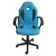 Schreibtischstuhl Junior höhenverstellbar ergonomischer Drehstuhl Hellblau - 3